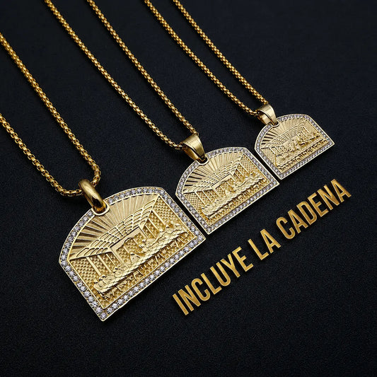 Cadena Inspirada en la Última Cena, símbolo de fe, protección y devoción.