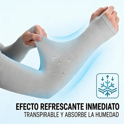 PAGA 1 LLEVA 3 PARES: Mangas de Protección Solar para Brazos con Efecto Refrescante