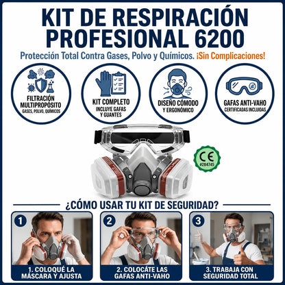 Kit de Protección Respiratoria y Visual para Máxima Seguridad.