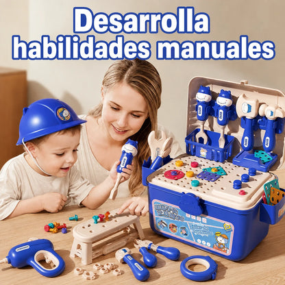 Caja de Herramientas de 92 piezas que Estimula la Creatividad en los niños