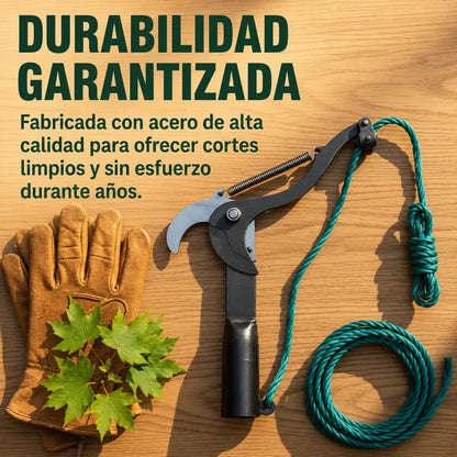 Corta Ramas Altas con Precisión y Sin Esfuerzo (Incluye la cuerda)