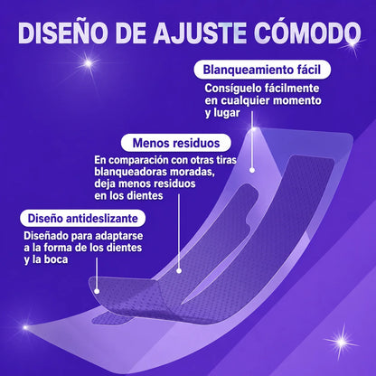 24 Tiras Blanqueadoras para una Sonrisa Más Blanca y Brillante