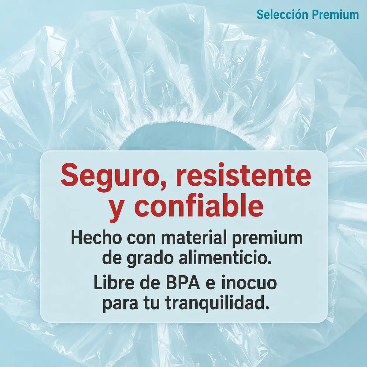 200 Unidades de Cubiertas Elásticas Protectoras para Cubrir Alimentos y Mantenerlos Frescos, Limpios y Protegidos.