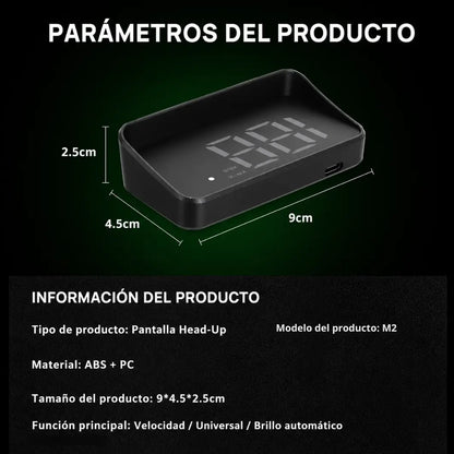 Proyector de Velocidad para Carro: Conduce con Claridad y sin Apartar la Vista
