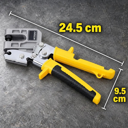 Pinza Engrapadora para Perfiles de Drywall sin Tornillos que Ahorra Tiempo y Dinero