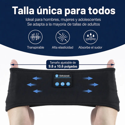 SoftySound: Banda Bluetooth para dormir cómodamente mientras escuchas música, meditaciones o sonidos relajantes