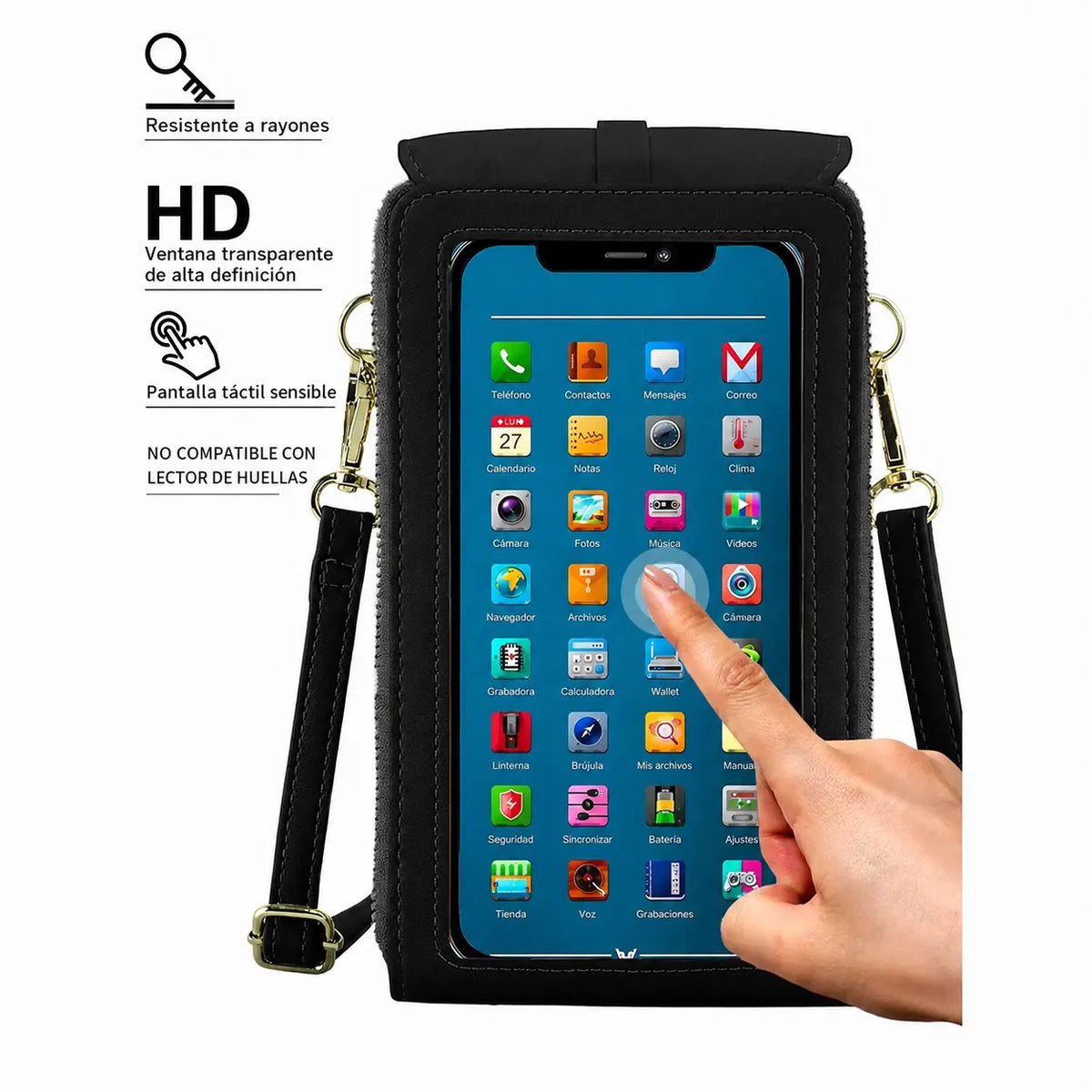 Bolso Portacelular Elegante y Multifuncional para Llevar tu Celular, Tarjetas y Más