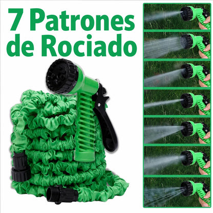 Manguera Expandible para Riego y Limpieza sin Enredos con 7 Modos