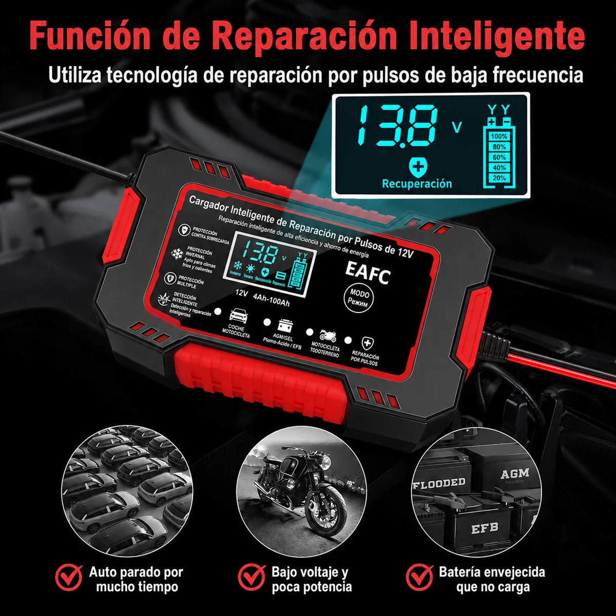 Combo de Batería 12V y Juego de Raches de 46 piezas