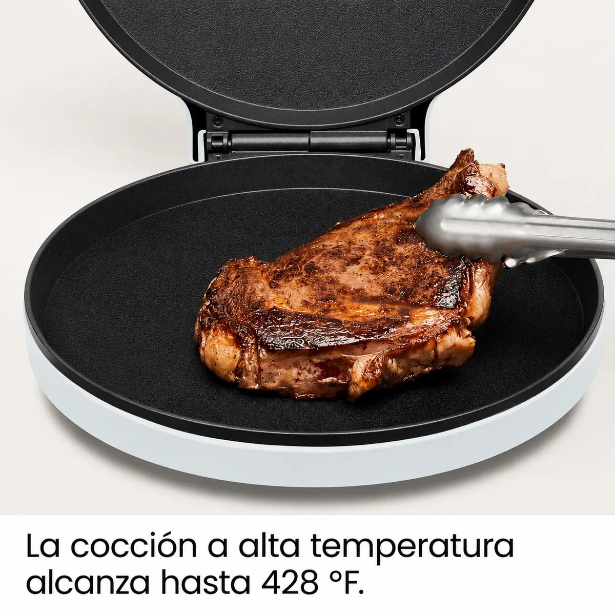 Maquina eléctrica que prepara pizzas, quesadillas, arepas, tortillas, empanadas, carnes, snacks y mucho más en minutos