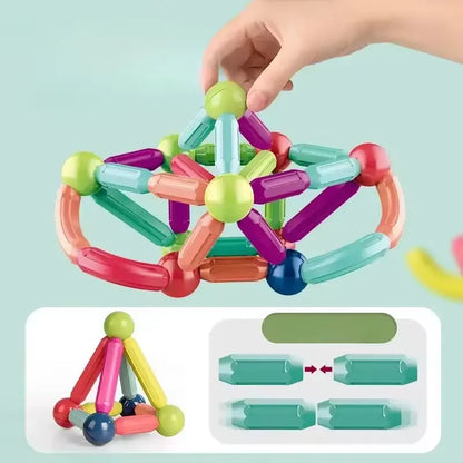 Bloques Magnéticos de 66 Piezas para Construcción Creativa para los Niños