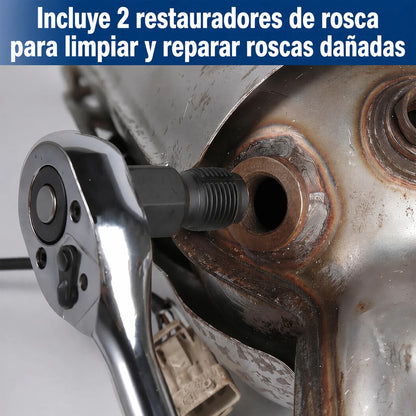 Extractor profesional para sensores de oxígeno rápido, seguro y fácil de usar