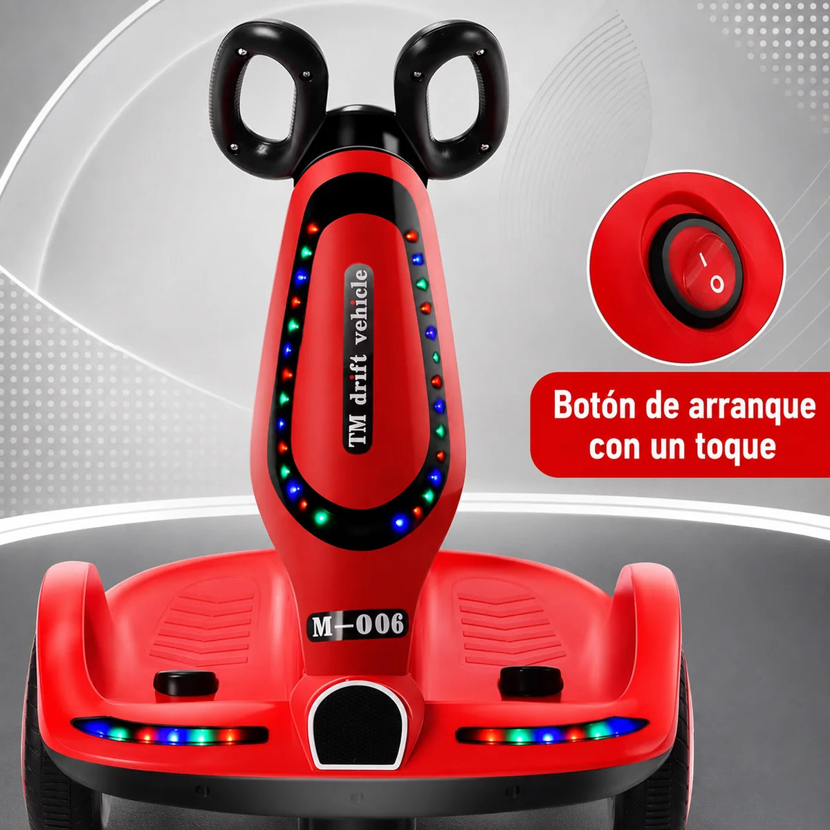Vehículo Eléctrico Infantil para Diversión Segura (Versión sin control)
