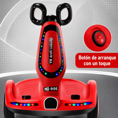 Vehículo Eléctrico Infantil para Diversión Segura (Versión sin control)