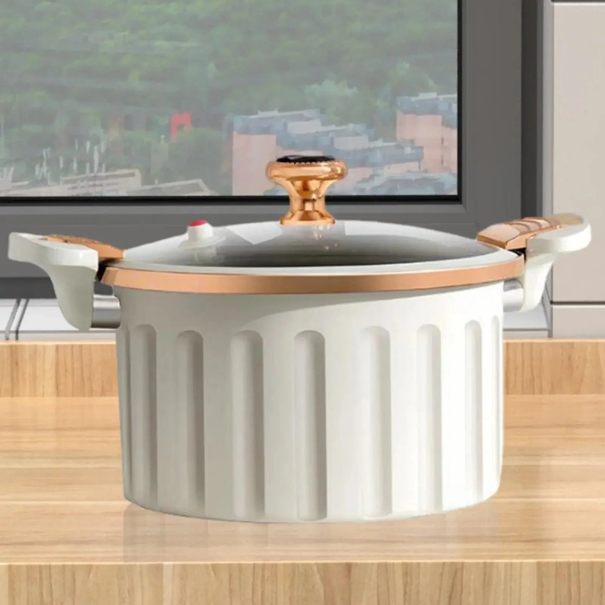 Olla Micropresión de 8 Litros para Cocinar Rápido y Sin Complicaciones