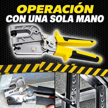 Pinza Engrapadora para Perfiles de Drywall sin Tornillos que Ahorra Tiempo y Dinero