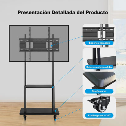 Rack Vertical Multifunción para Pantallas 32-75"