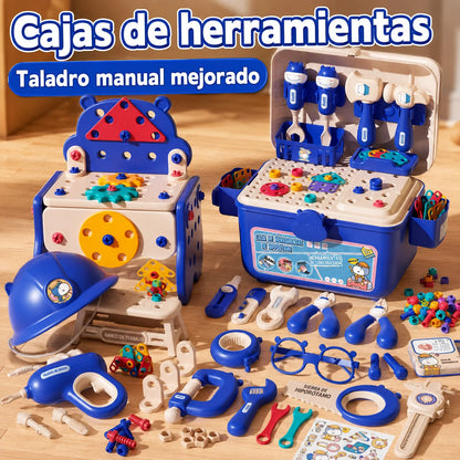 Caja de Herramientas de 92 piezas que Estimula la Creatividad en los niños