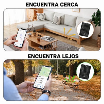 Tarjeta Rastreadora para iPhone con Alcance Ilimitado y Hasta 5 Meses de Batería por Carga