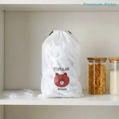200 Unidades de Cubiertas Elásticas Protectoras para Cubrir Alimentos y Mantenerlos Frescos, Limpios y Protegidos.