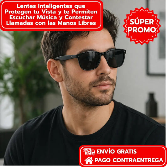 Lentes Inteligentes Bluetooth para Música, Llamadas y Protección Visual