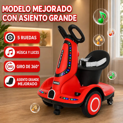 Vehículo Eléctrico Infantil para Diversión Segura (Versión sin control)