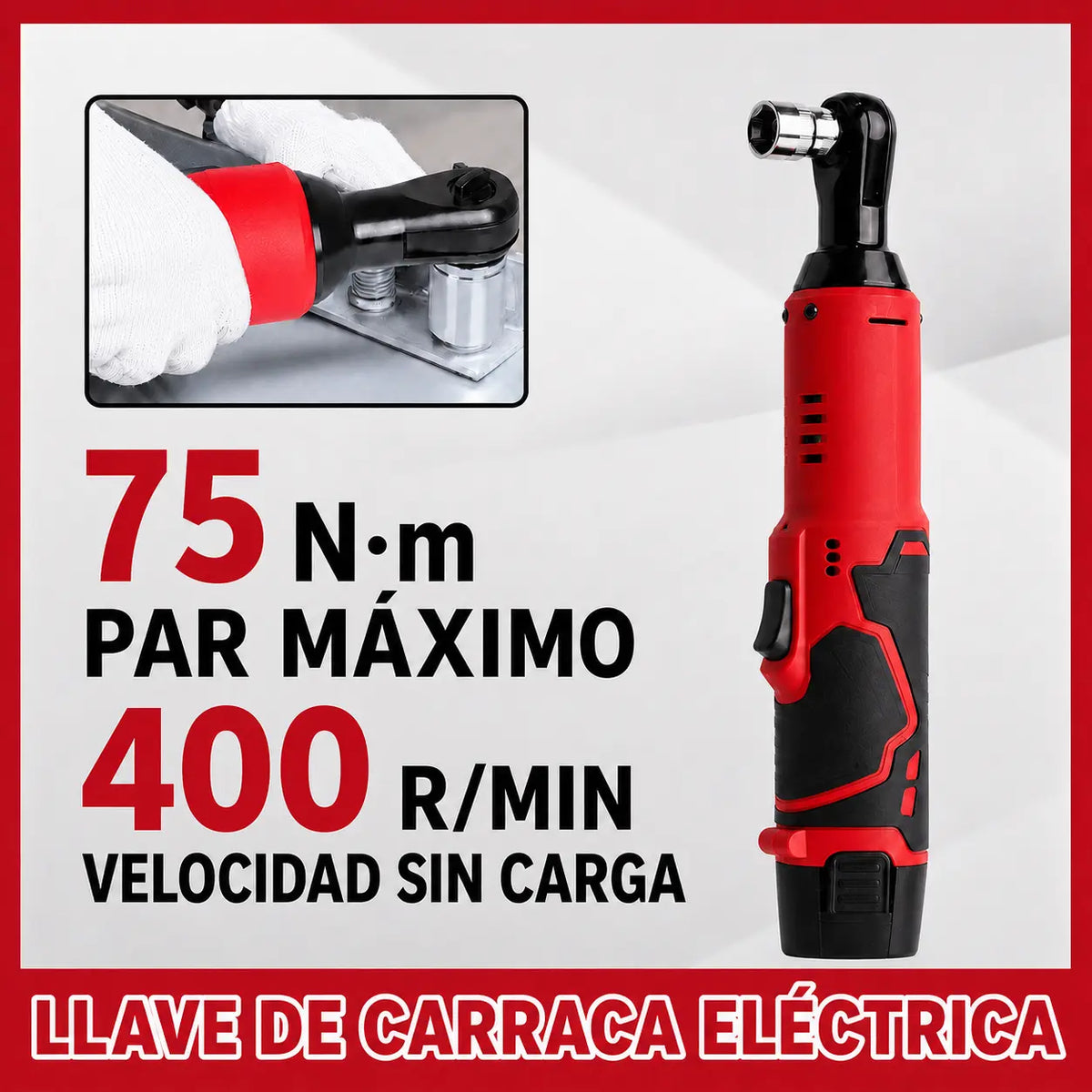 Llave de Impacto Inalámbrica de Alto Torque