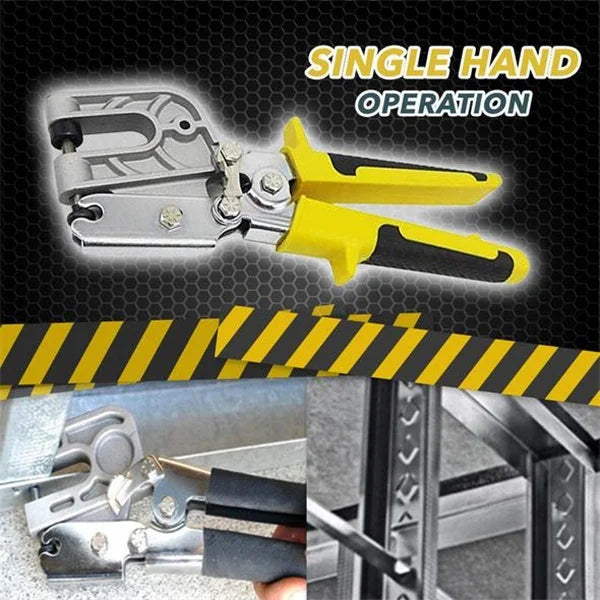 Pinza Engrapadora para Perfiles de Drywall sin Tornillos que Ahorra Tiempo y Dinero